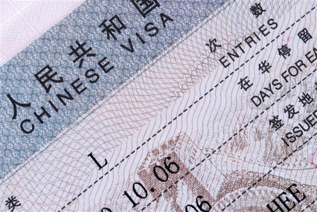 Chinese 10 Year Mutliple Entry Tourist Visa and Business Visa