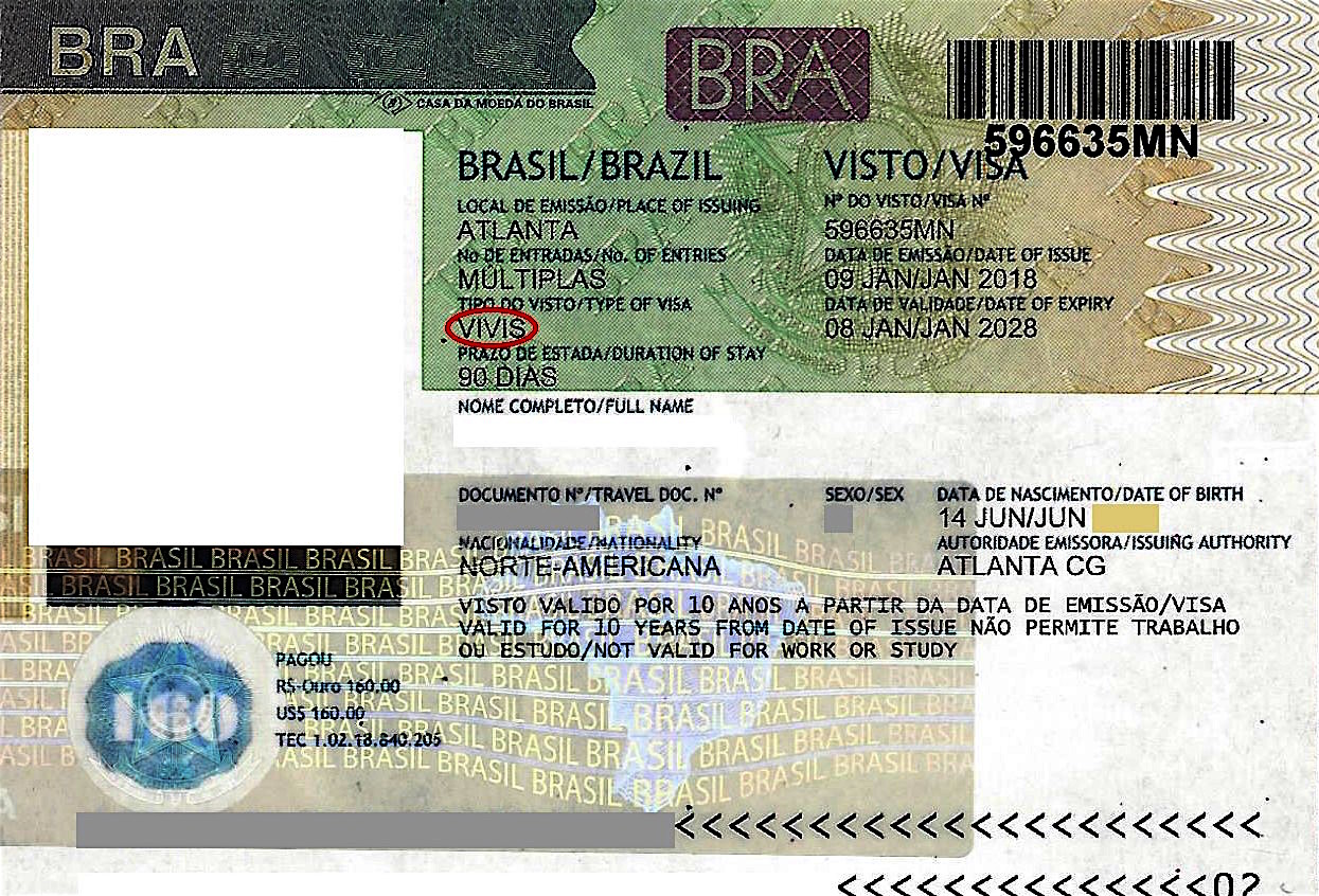 brazil tourist visa for us citizens